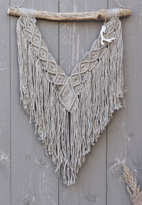 Macramé Vicky Glittery Grey