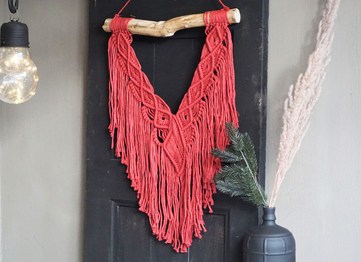 Macramé Vicky Indian Red