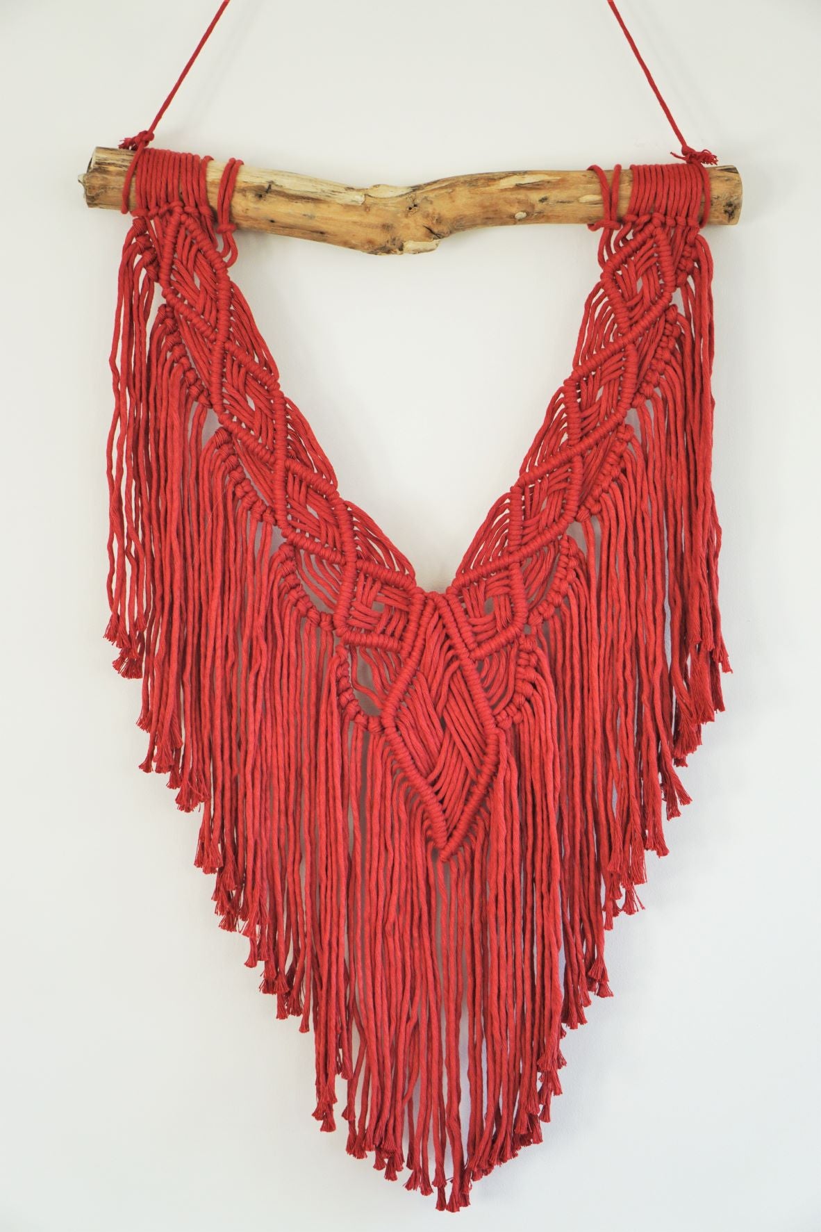 Macramé Vicky Indian Red